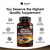 New Leaf Products Shilajit Seamoss and Lions Mane Capsules 6000mg - High Strength Complex - 60% Fulvic Acid Shilajit, Irish Sea Moss, Lions Mane 100% Fruiting Body - Vegan, UK Made 120 Capsules