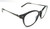Foster Grant McKay Multifocus Round Reading Glasses Black (Black, 1.50)