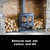 Furniture Clinic Stove Care Kit – Clean & Restore Log Burners, Grates, & Fireplaces | Removes Soot & Dirt | One Bottle Glass & Metal Cleaner + Stove Polish | 500ml / 17 Fl Oz Each Bottle