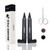 2PCS Beard Pencil Filler for Men - Sweat Proof, Water Resistance, Long Lasting & Natural Finish barber Pencil, Mustache Repair Shape(BROWN)