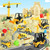 Helsort 37 Pcs Sand Construction Kit with Magic Sand, Sandbox, 8 Trucks