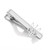 Dreamtimes Ukrainian Symbol Tie Clip Ukrainian Tie Clasp for Men Ukraine Trident Inspired Jewelry Ukraine Remembrance Tie Clip Patriotic Gift (Silver)
