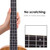 Kmise Baritone Ukulele 30 Inch Mahogany Ukelele 4 String Hawaii Guitar Uke G-C-E-A from Kmise