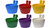 Supa Supa Poultry Cage Cups/Galley Cups/Aviary Cups For Birds, Multi-Coloured, 12 Count