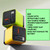 3 in 1 Charger Scalable 80w Max Fast Charger Module with Type-C Cable and 2 USB Ports, All in One Charger Retractable Phone Wall Plug (Green)
