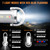 Ciwuzxs EDC Rechargeable Keychain Flashlight 800L Mini Portable Flash Light