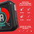 KLIQ UberTuner-MAX USB Rechargeable Clip On Guitar Tuner -Black Version