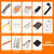 45Pcs Guitar Tool Kit, Guitar Repair Kit, Guitar Setup Kit, Luthier Tools Guitar Kit, Guitar Maintenance Kit Guitar Fret Tools, TIMDAM Guitar Accessories for Ukulele Bass Guitar Gifts for Musicians