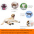 Aqumax Dog Anti Slip Paw Grips Traction Pads,Dog Feet Stickers with Stronger Adhesive,Paw Protection to Provide Traction for Slippery Floors,Essentials for Senior Dogs,12 Sets (48 pcs) XXL Multicolor