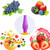 Mealmuse Grape Flavor Nozzle Silent Plastic Dispenser Premium Silent Nozzles & Neutral Twist Tops for Any Brand Cream Chargers Tanks(3 Packs)