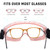 UKNOW Safety Goggles Over Glasses - Anti-Fog Clear Lens - ANSI Z87.1 Certified Eye Protection for Lab Work, Industrial Use