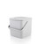 Minky Homecare Kitchen Compost Bin – Countertop Food Waste Caddy with Easy Wipe Clean Interior – Made in The UK - 3.5L (0.9 gal.) (Light Grey)