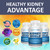 Kidney Shield Omega 3 Fish Oil Supplements - DHA EPA Omega 3 Supplement for Women & Men Kidney Health - Omega3 to Support Normal Kidneys Function & Cleanse, Detox & Repair - 120 Lemon Softgels