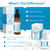 Waiora NCD2 Liquid Mineral Supplement, Advanced Cellular Support Formula, Daily Digestive & Detox, Immune, pH Balance, Cleansing; Easy-to-Use Drops (Three .5 oz Bottles, 270 serv)