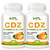 MUSCLE FOOD LABS 2 Pack CDZ - Immune Support Complex | Vitamin C 1000mg, D3 125mcg, Zinc 25mg | High-Absorption Veggie Capsules | Gluten-Free | 240 Capsules