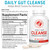 Silver Fern Cleanse - Daily Gut - 1 Bottle - 120 Capsules - 30 Day Supply
