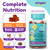 Squiggles Kids Multivitamin + Iron Gummies, Low Sugar Gummy Vitamins, 100ct