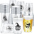 Teenyyou 16 oz Halloween Plastic Disposable Halloween Cup, 100 pcs, Skull