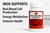 Ferrosom Max Liposomal Iron Supplement 60 Capsules (45mg Pure Elemental Iron) by Siba Pharm | Maximum Absorption Formula | Non GMO, Vegan, Premium Quality | Helps New Blood Cell Production.