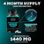 Black Forest Spermidine Supplement, 12mg per Serving - for Men and Women.