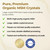 Gold Standard Organic Sulfur Crystals 2lb - 99.9% Pure MSM Crystals