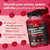 Cranberry Gummies with D-Mannose, Urinary Flush w Hibiscus Powder, 60 Count