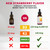 Nusava Vitamin D3 K2 Drops, MCT Oil & Omega 3, Strawberry, 5000 IU, 2 Pack
