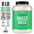 NAKED Vegan Mass - Vanilla Vegan Weight Gainer - 1,230 Calories, NSF Certified, Non-GMO, Soy & Gluten Free, No Artificial Ingredients - 8LB Bulk - 11 Servings