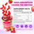 1000mg Magnesium L-Threonate Gummies for Kids & Adults - Muscle & Nervous System Support, Vegan, Sugar-Free Strawberry Flavor, 120 Gummies