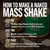 NAKED Vegan Mass - Natural Vegan Weight Gainer Protein Powder - 1,230 Calories, NSF Certified, Non-GMO, Soy & Gluten Free, No Artificial Ingredients - 8LB Bulk - 11 Servings