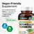 BIO KRAUTER Turmeric Curcumin Supplement with Boswellia, 100 Capsules