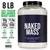 NAKED Mass - Natural Weight Gainer Protein Powder - 8 LB Bulk, NSF Certified, GMO Free, Gluten Free & Soy Free. No Artificial Ingredients - 1,250 Calories per Serving