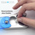 EQUADOSE Pill Splitter with Premium and Durable Aluminum Blades, Blue