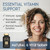 Vitamin D3 K2 Capsules - High Strength - for Strong Bones, Teeth, Immunity