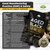 Aged Black Garlic Extract 12,000mg - Aged Black Garlic Bulb Extract 100:1 | 120 Capsules - 4 Month Supply | Antioxidant and Cholesterol Support | Gluten Free Capsules - Made in the UK by Hellenia