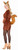 Rubie's Women's Jumpsuit Squirrel Pom Pom Short Suit with Headband Carnival (44)