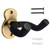 Midyrrg Electric Guitar Wall Mount Angled Guitar Wall Hangers Metal Guitar Holder with Protective Sponge Guitar Hook Retro Guitar Wall Bracket Guitar Stand Wall Bass Acoustic Guitar Ukulele (‎GWH01G)