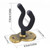 Midyrrg Electric Guitar Wall Mount Angled Guitar Wall Hangers Metal Guitar Holder with Protective Sponge Guitar Hook Retro Guitar Wall Bracket Guitar Stand Wall Bass Acoustic Guitar Ukulele (‎GWH01G)