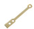 Hair Tools Perm Rod Rubbers: Flat Short 50 Pack