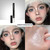 White Shimmer Eyeshadow Stick, Pearl White Glitter Eye Shadow Pencil Cream Eyeshadows Pen, Pearlescent Highlight Brightener, High Pigmented Smooth for Eye Makeup
