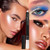White Shimmer Eyeshadow Stick, Pearl White Glitter Eye Shadow Pencil Cream Eyeshadows Pen, Pearlescent Highlight Brightener, High Pigmented Smooth for Eye Makeup