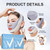 Chin Strap for Double Chin V Line Face Lifting Chin Mask Chin Strap with 2 Gel Mask Reusable Double Chin Lift Mask Breathable and Comfortable Used to Enhance the Jawline for Women Men