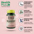 Health Plus Megadophilus 1.25 Billion : Lacobacillus Acidophilus Supplement : 60 Gelatin Free Capsules, in a Planet-Friendly 99% Recycled Pot