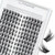 LANKIZ Manga Lashes Natural Look Lash Clusters Anime Lashes False Eyelashes Individual Lashes Extensions Korean Makeup Asian Fake Eyelashes Mink Wispy Fluffy Cluster Lashes