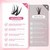 uCoolMe Flora Lash Clusters Kit 8-18mm Hybrid Volume Wispy Eyelash Clusters Kit D Curl - WideSpan 0.05mm Ultra-Thin Black Band