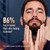 King C. Gillette Face & Stubble Moisturiser for Men, 100ml - Hydrates & Softens Skin and Beard, Vitamin B Complex Formula, Lightweight Non-Greasy Moisturiser, Bergamot Cedarwood Scent