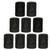 AKH® 24 Pcs Black Hair Rollers | Small Hair Curlers | 20mm Self Grip Hair RollersTools | Self Holding Cling Hair Rollers | For Hair Dressing, Hair Styling, Waves and Curles Tools Accessories