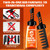 2 in 1 Hair Wax Gel with Comb, Long-Lasting Fluffy Fast Build Hair Oil Head Gel 100ml
