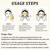10 x 24K Gold Bio Collagen Face Mask Crystal Gold Powder Gel Facial Masks Anti Ageing Hydrating Moisturizing Brightening Skincare for All Skin Types