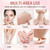Strawberry Legs Treatment with Purifying Exfoliating Gel,Keratosis Pilaris Cream,Skin Exfoliating Repair Cream,Strawberry Skin Treatment,Moisturizing Body Cream,Rough Bumpy Skin Body Lotion(2PCS)